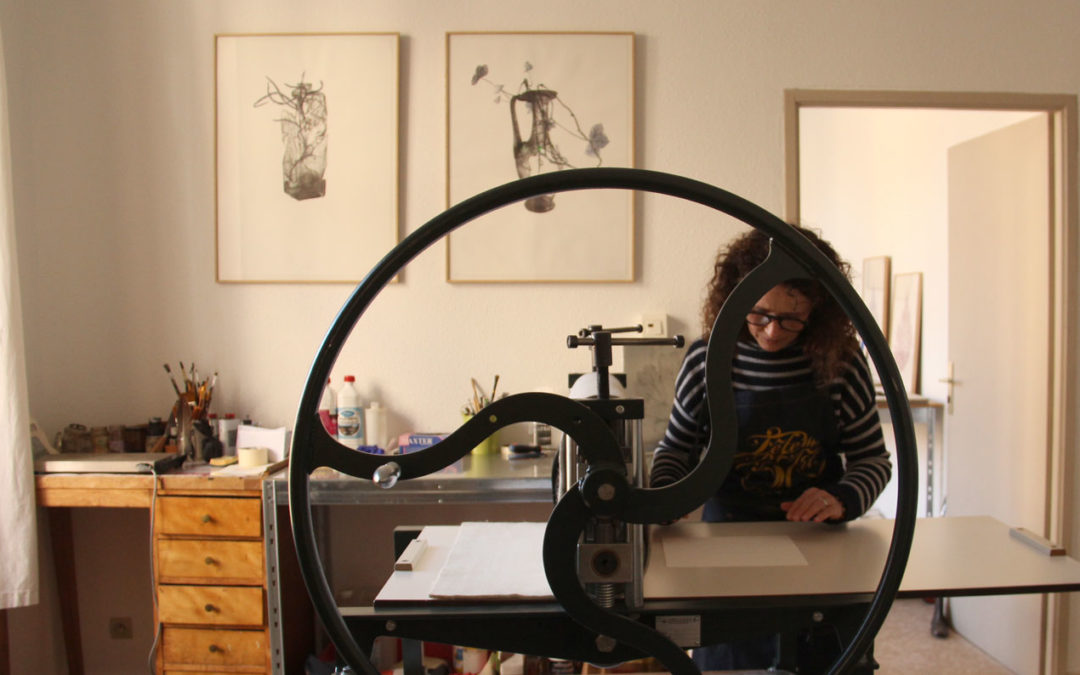 Hélène Roux, graveure, artiste à Metz