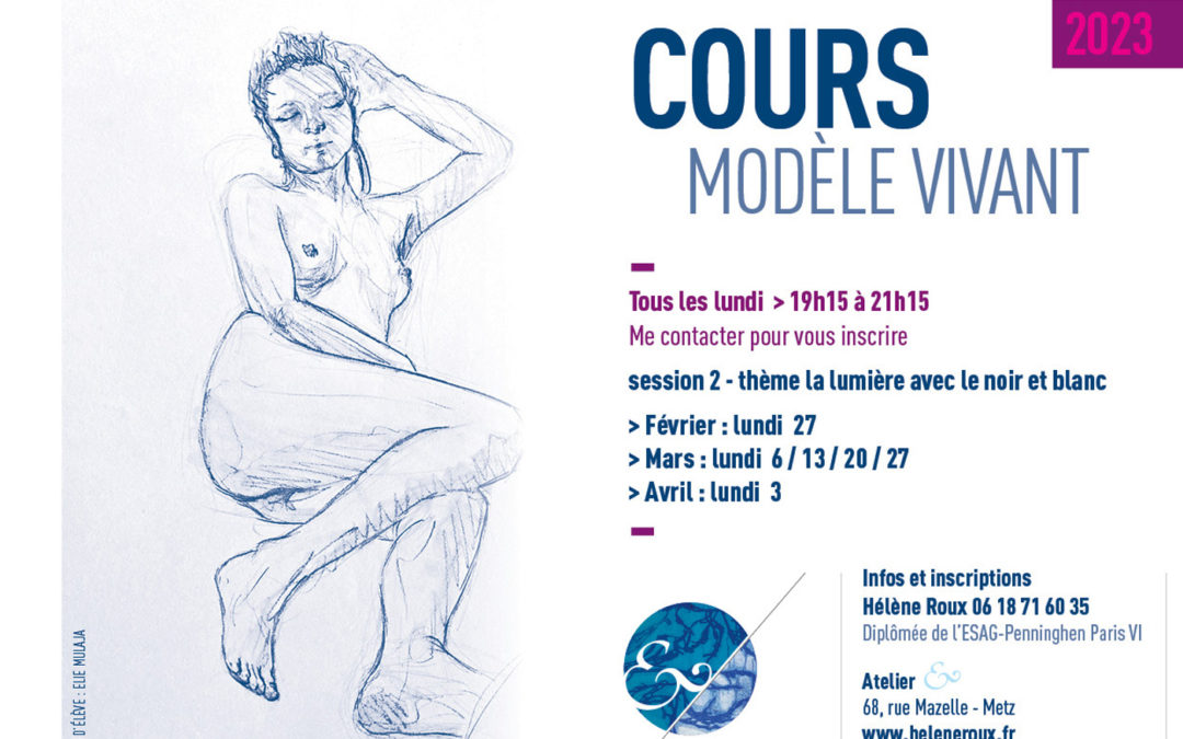 Cours dessin Atelier Hélène Roux