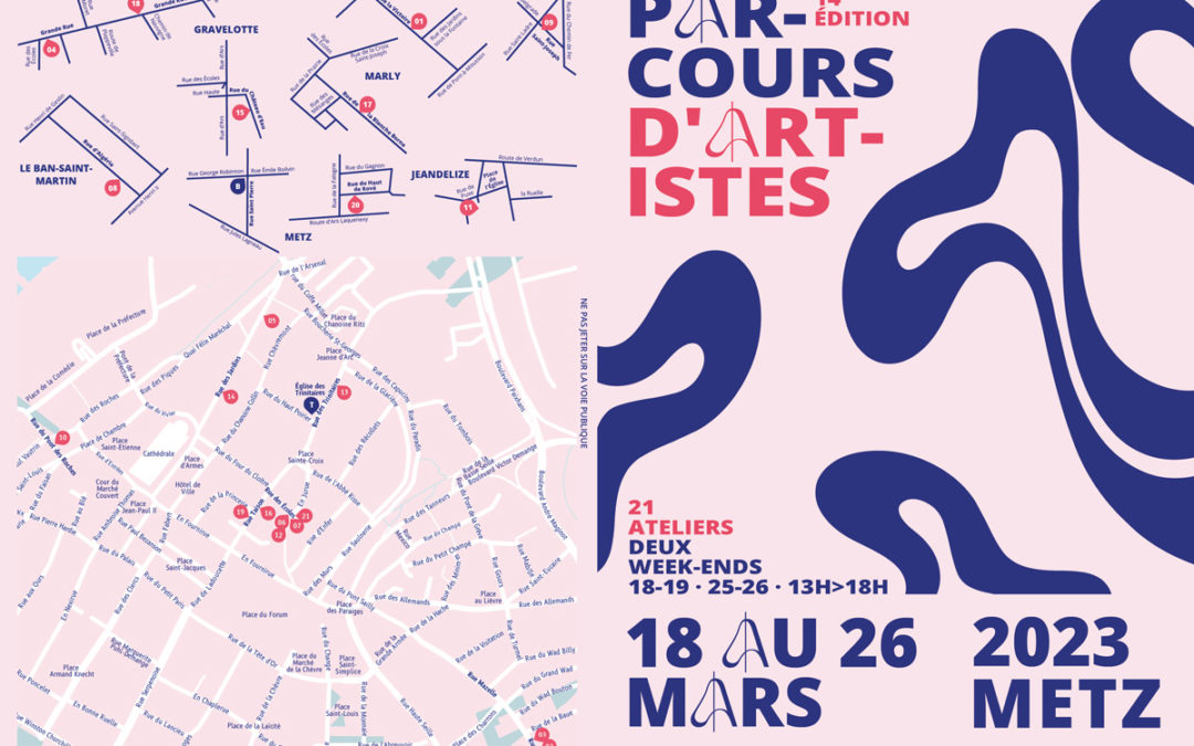 Plan, Parcours d'artistes, du 18 au 26 mars 2023 à Metz