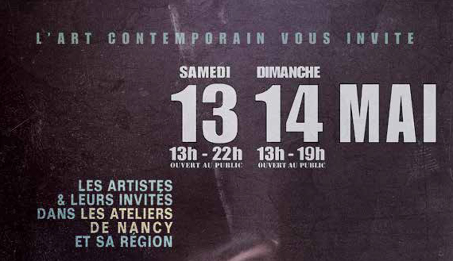 ouverture ateliers d'artistes à Nancy - 13 et 14 mai 2023