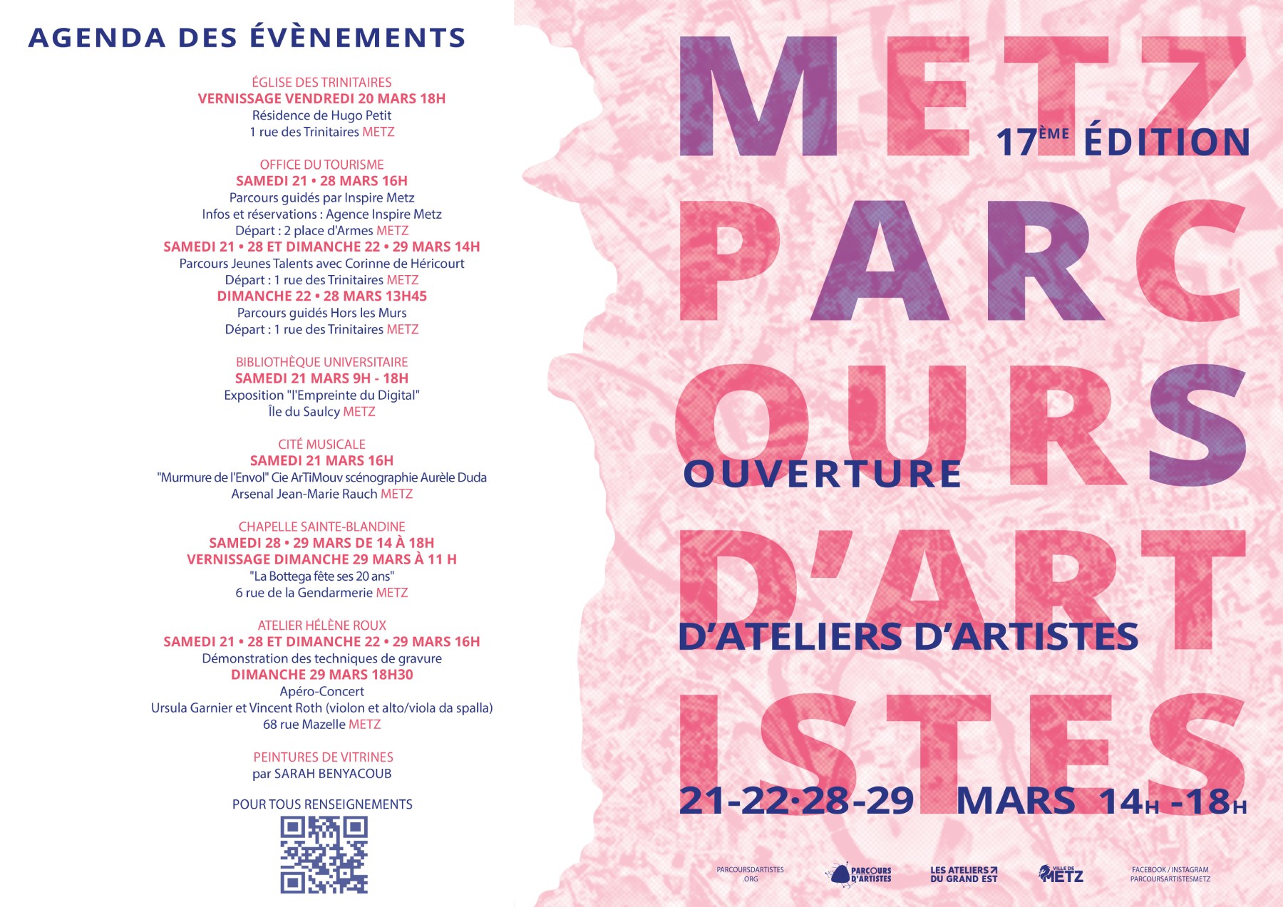Parcours d'artistes 2026 à Metz